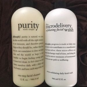 Purity and micro-exfoliating face wash